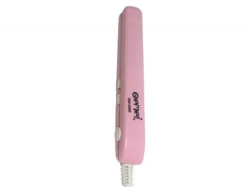 Міні праску випрямляч для волосся Gemei GM 2986S / 5313 Рожевий