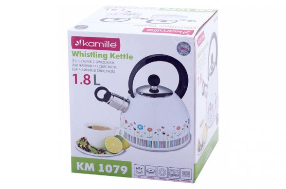 Чайник нержавіючий Kamille - 1,8 л 1079 (1079)