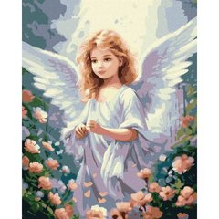 Картина по номерам "Ангельская внешность" 40х50 см Ідейка Украина