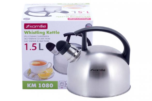 Чайник нержавіючий Kamille - 1,5 л (1080)
