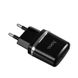 Сетевое зарядное устройство Hoco C12 Smart 2USB 2.4A + кабель Micro USB, черный