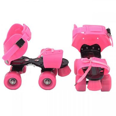 Ролики Profi Roller MS 0037 Рожевий квадрової, розсувні від 16см до 21 см