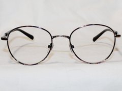 Окуляри Sun Chi 9739 срібло чорний кольоровий іміджовий розбірний оправа для окулярів для зору