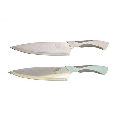 Нож кухонный 34см 4,5см прорезиненная ручка R28371