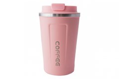 Термокружка Elite - 380 мл Coffee розовая (EL-252-8 Pink)