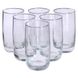 Набір склянок French Brasserie 330мл 6шт високий H9369