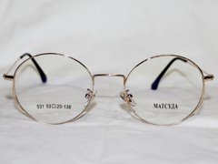 Окуляри MAT 531 золото іміджеві розбірна оправа для окулярів для зору