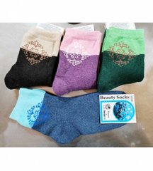 Шкарпетки жіночі зимові махрові бавовна Житомир розмір 36-40 асорті 13039