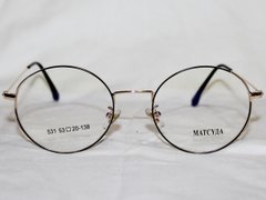 Окуляри MAT 531 золото чорний іміджеві розбірна оправа для окулярів для зору