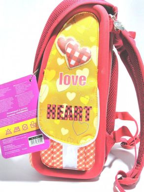 Ранець портфель шкільний каркасний - трансформер 14 "," Love Heart "710