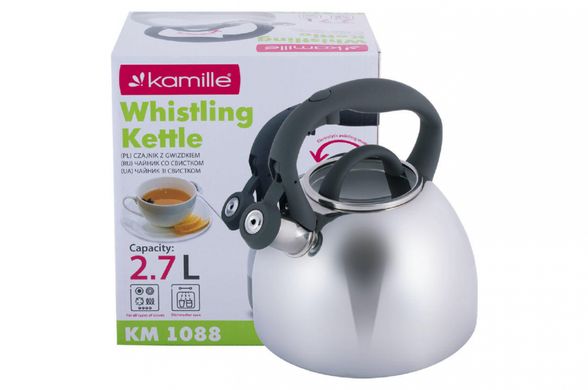Чайник нержавіючий Kamille - 2,7 л 1088 (1088)