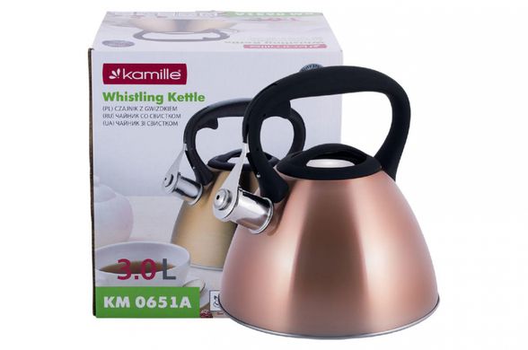 Чайник нержавіючий Kamille - 3 л 0651A (0651A)