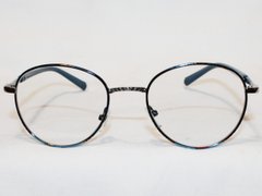 Окуляри Sun Chi 9739 срібло синій кольоровий іміджовий розбірна оправа для окулярів для зору