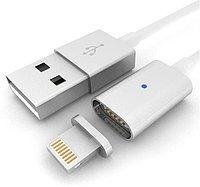 Магнітний Шнур Data кабель для зарядки USB iPhone5 / 6 magnetic cable DM-M12, Білий