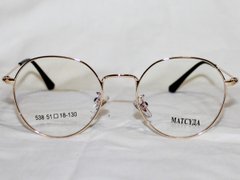 Окуляри MAT 538 золото іміджеві розбірна оправа для окулярів для зору