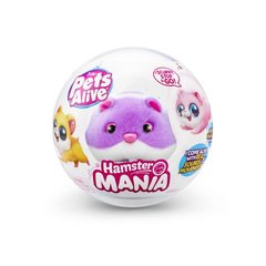 Интерактивная мягкая игрушка S1 - Забавный хомячок (фиолетовый) Pets & Robo Alive