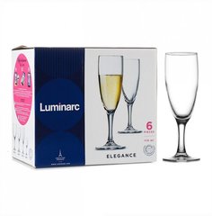 Набор бокалов для шампанского Elegance 170мл 6шт Luminarc P2505