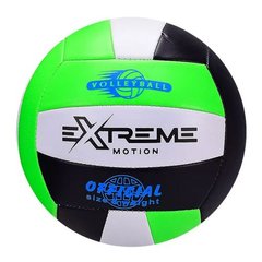 Мяч волейбольный "Extreme motion №5", черно-зеленый MiC