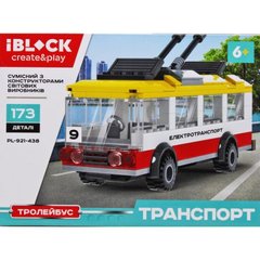 Конструктор пластиковый "Транспорт: Троллейбус" iBLOCK