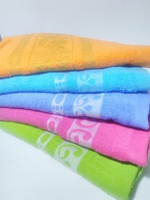 Махровое банное полотенце "Цветы" 135*70см