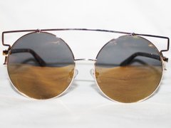Очки солнцезащитные Sun Chi S1960-J980 золото коричневый зеркальные
