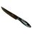 Нож кухонный 24см (лезвие 13см) 10044 (OS-1010) сплошной метал лезвия и рукоятки пластиковая ручка