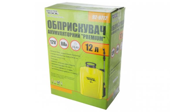 Обприскувач акумуляторний Mastertool - 12 л PRO (92-9712)